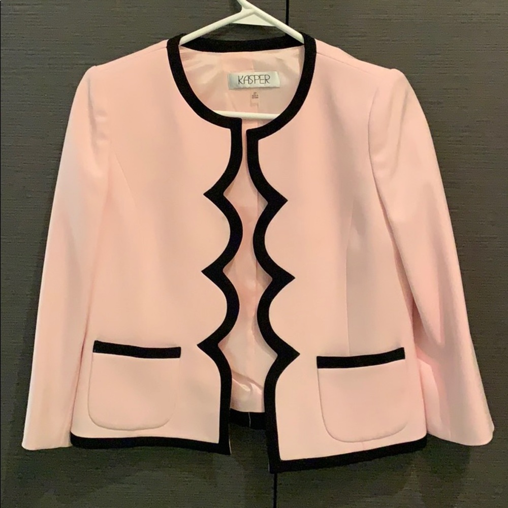 Kasper pink blazer